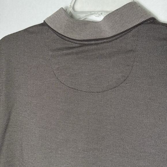 Daniel Cremieux Signature Collection Mens Polo Shirt Brown Textured XL - Picture 5 of 8